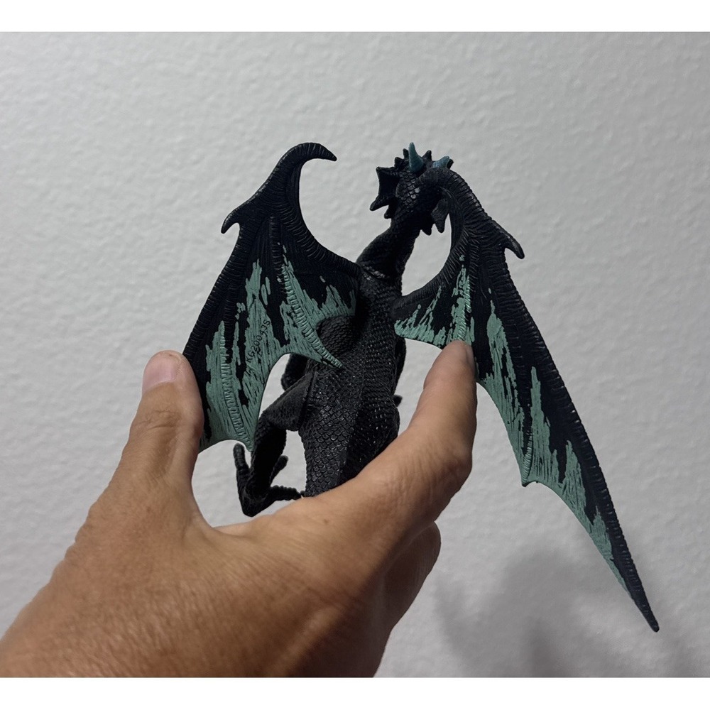 2 Battleing‎ Dragon Figures Medieval Fantasy Toys Posable Moveing Head Legs D&D - Picture 12 of 12
